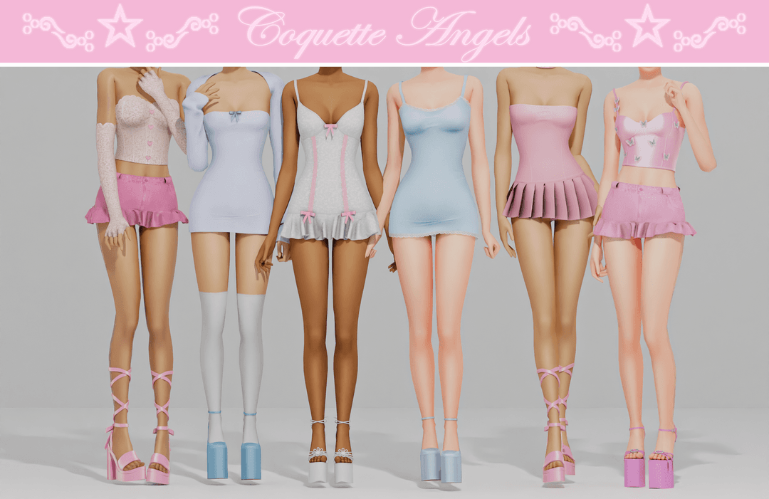 Скриншот мода Коллекция одежды Coquette Angels